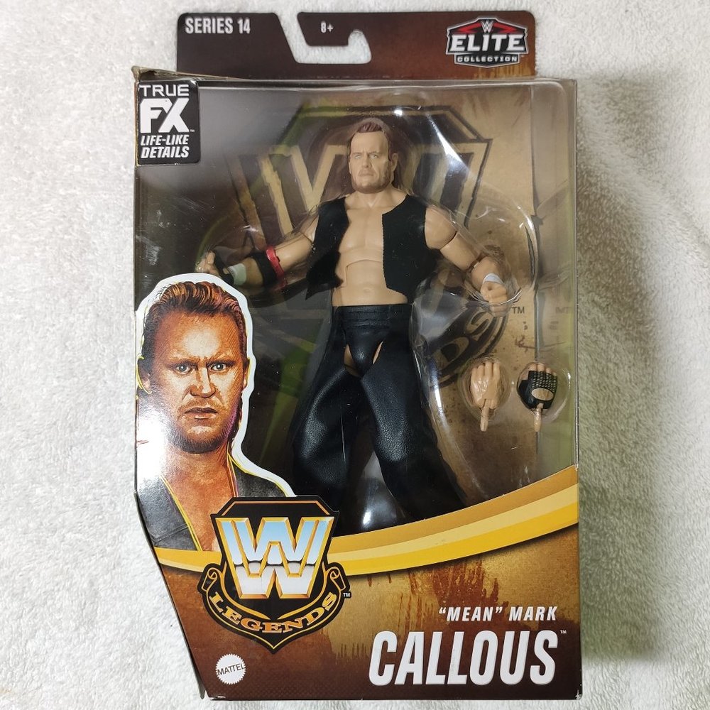 COPY - Mattel WWE Legends Mean Mark Callous Elite Collection 6-inch Action Figu…